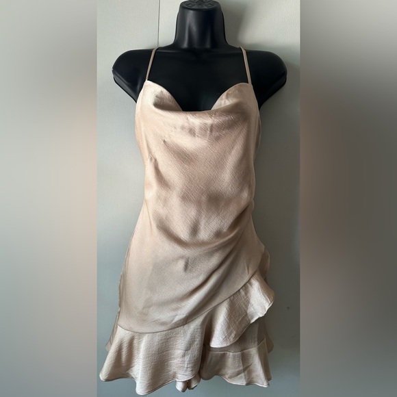 Cotton Candy LA Cassidy satin wrap skort dress size medium - Picture 1 of 6